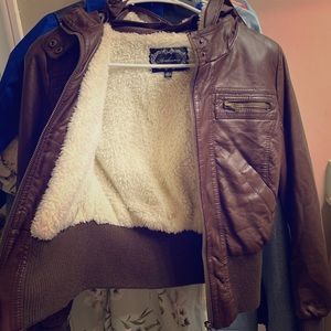Girls leather jacket